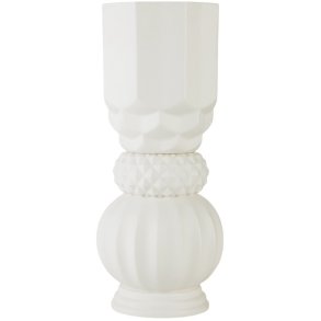 Dottir Nordic Design Samsurium Towerbell Vase H36,5 cm, Weiß
