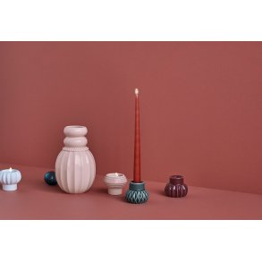 Dottir Nordic Design Samsurium Lysestage 3 stk, Dark/Powder/Aubergine