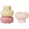 Dottir Nordic Design Samsurium Lysestage 3 stk. H12,4 cm , Mimosa/Blush/Powder