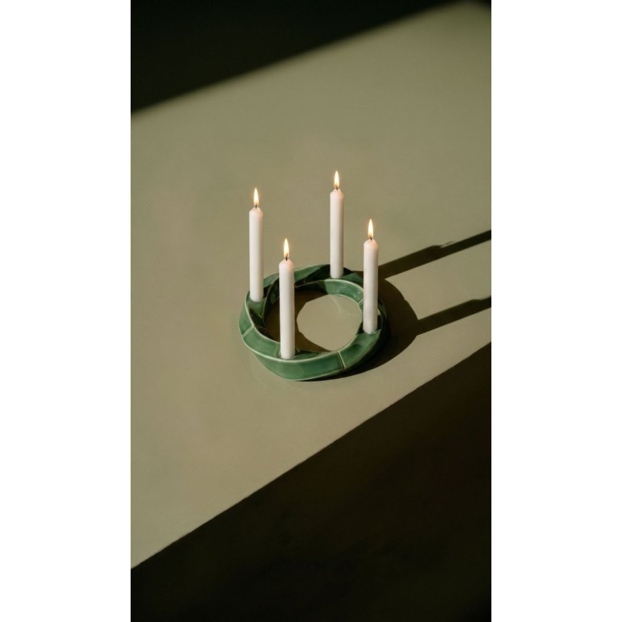 Dottir Nordic Design Samsurium Couronne Adventsstage �23 cm, Spruce