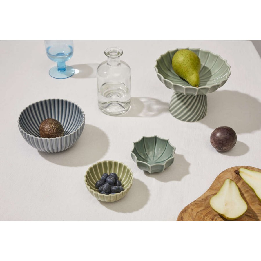 Dottir Nordic Design Samsurium Schalen 2er Set 8,6 cm, Wasabi/Spruce