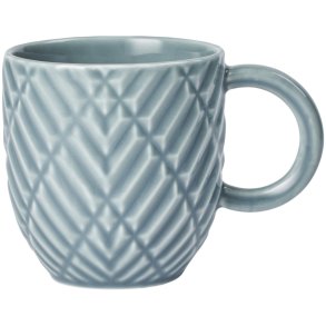 Dottir Nordic Design Samsurium Art Deco Becher 32 cl, Blau/Grau