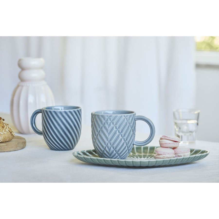 Dottir Nordic Design Samsurium Twirl Becher 32 cl, Midnight