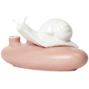 Dottir Nordic Design Sweet Stories Snail Vase H5,5 cm, Rosa