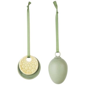 Dottir Nordic Design Sweet Stories Ornament 2 stk 6,5 cm, Sage