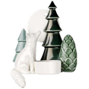 Dottir Nordic Design Winter Stories Wandbehang Teelichthalter H13 cm, Fuchs