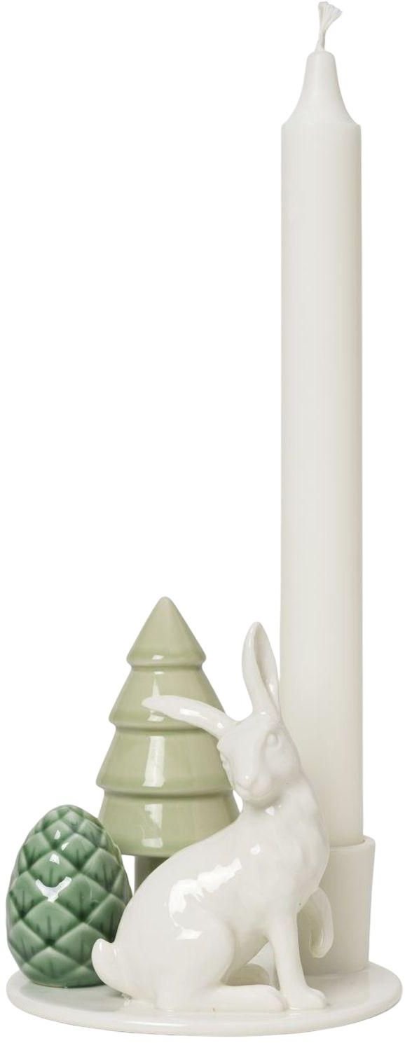 Dottir Nordic Design Winter Storie Lysestage H10,5 cm, Hare