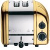 Dualit Classic Toaster 2 Slice, Messing