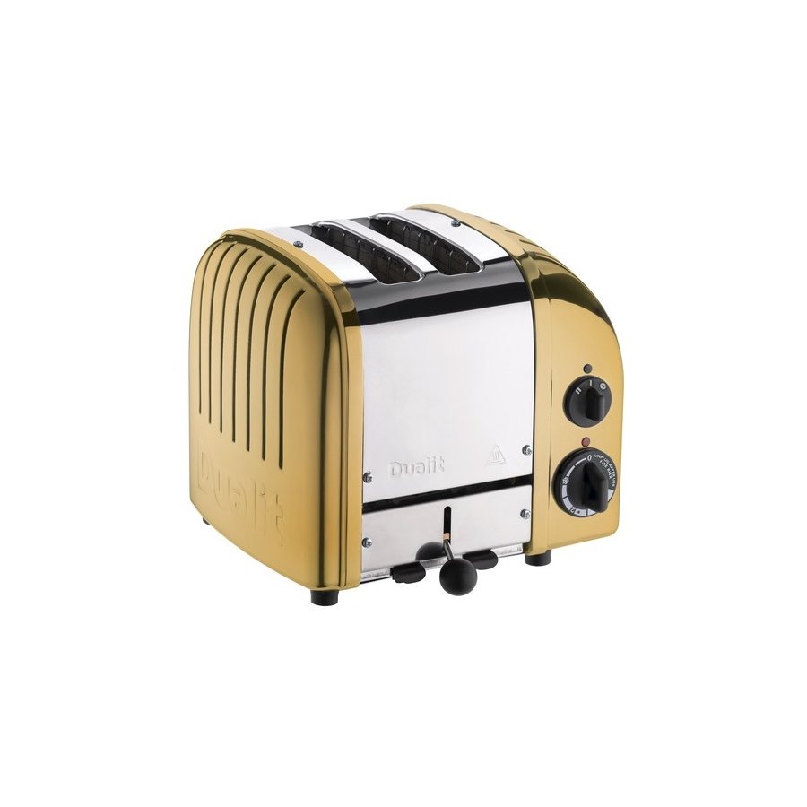 Dualit Classic Toaster 2 Slice, Messing