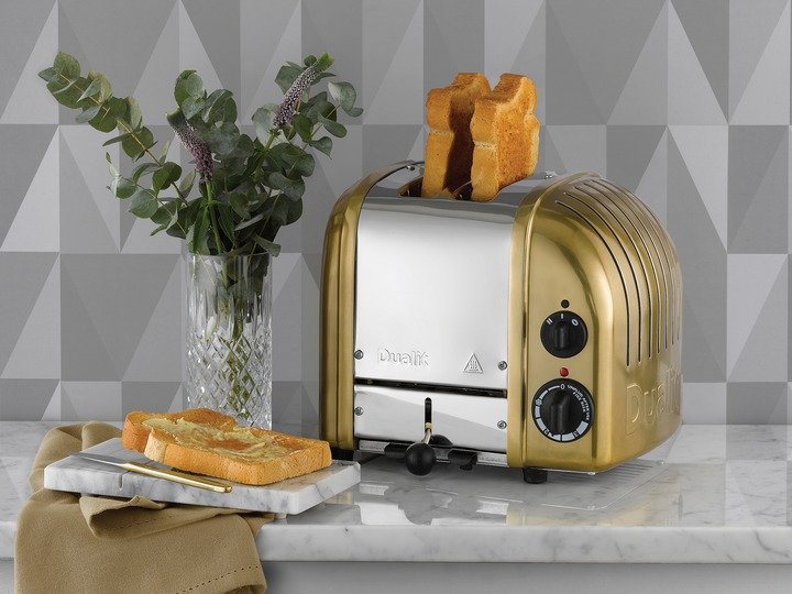 Dualit Classic Toaster 2 Slice, Messing