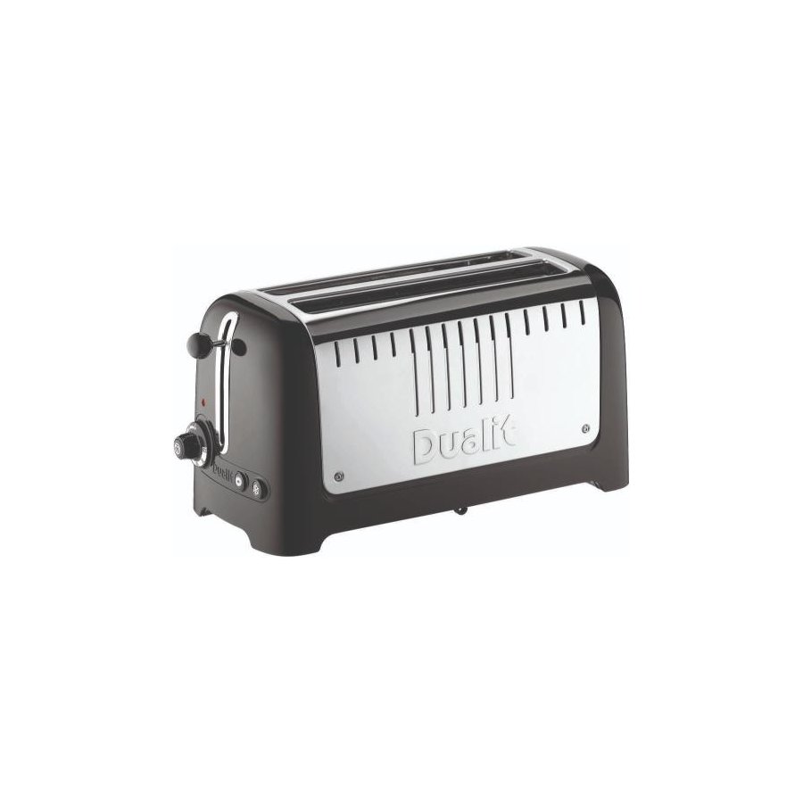 Dualit Lite Toaster 4 Slice, Glnzend Schwarz