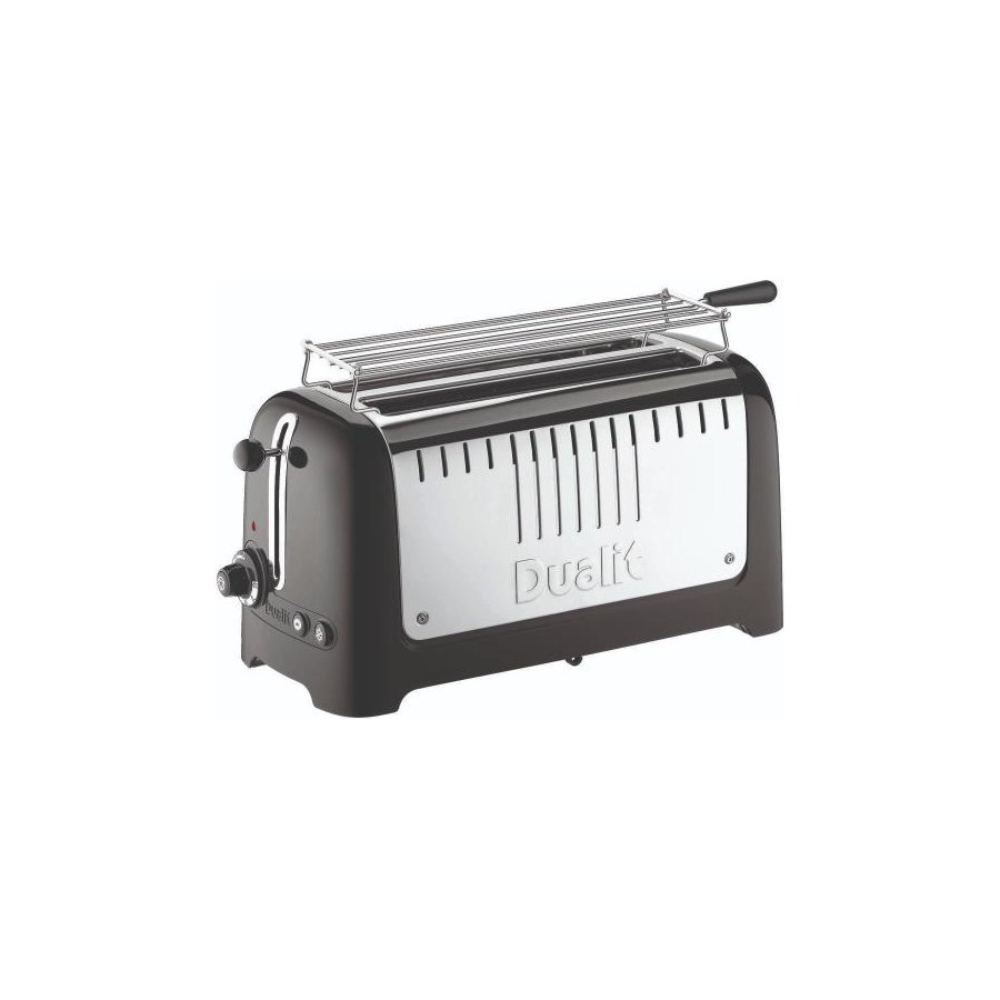 Dualit Lite Toaster 4 Slice, Glnzend Schwarz