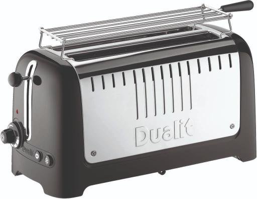 Dualit Lite Toaster 4 Slice, Glnzend Schwarz