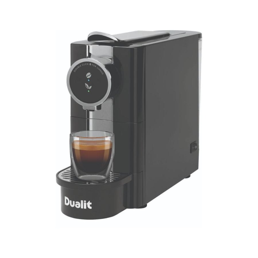 Dualit Espresso Caf Plus Kaffeemaschine, Schwarz