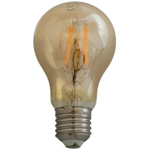 Dyberg Larsen Pære LED E27 4W 3 Step, Ravfarvet