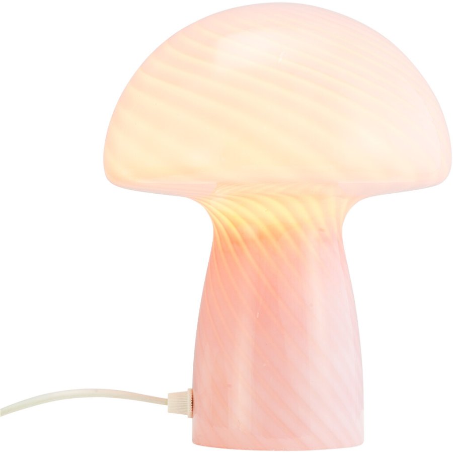 Dyberg Larsen Jenny Mushroom Bordlampe H23 cm, Lyserd