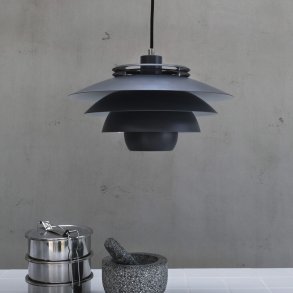 Dyberg Larsen Ejka Pendel Ø38 cm, Mørkegrå