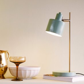 Dyberg Larsen Ocean Bordlampe H43 cm, Oliven/Messing