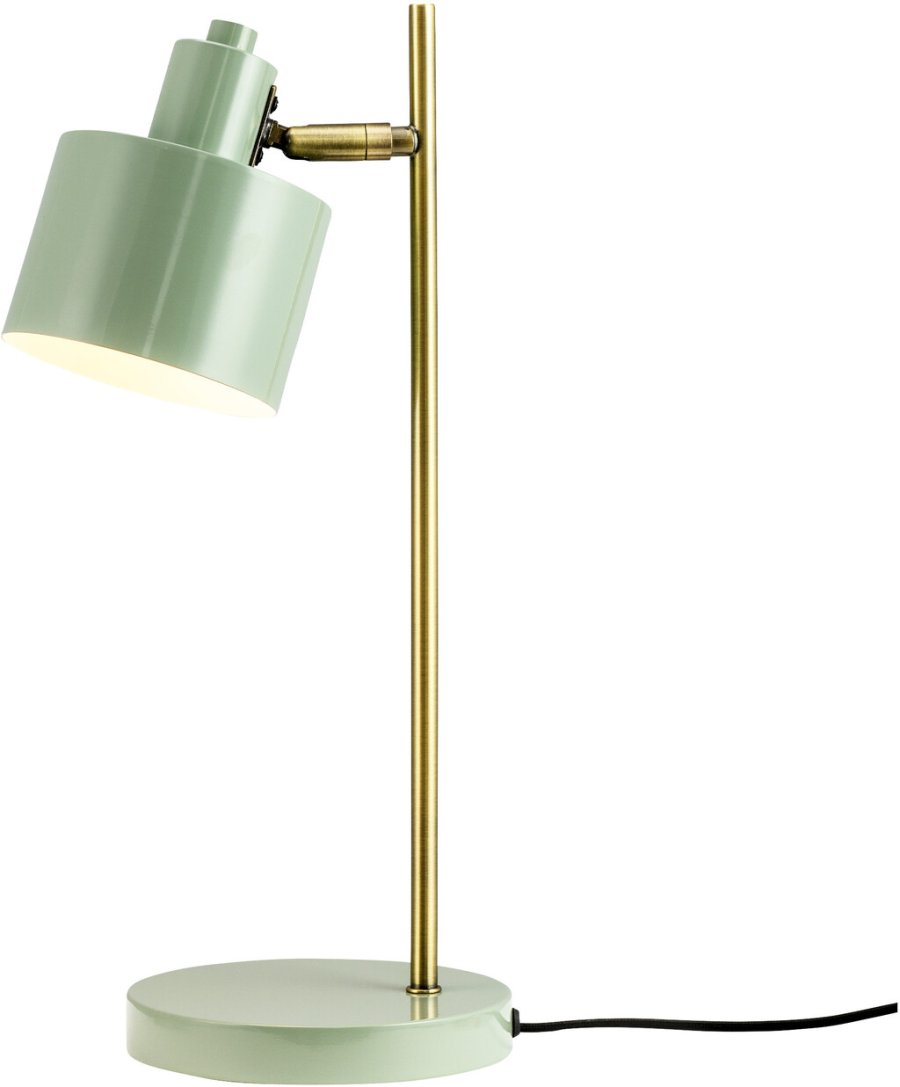 Dyberg Larsen Ocean Tischlampe H43 cm, Olive/Messing