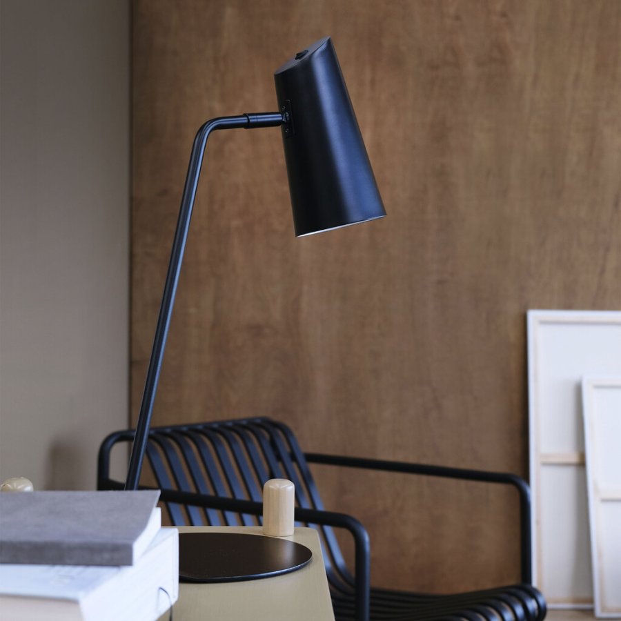 Dyberg Larsen Pallas Tischlampe H52.5 cm, Schwarz/Gold