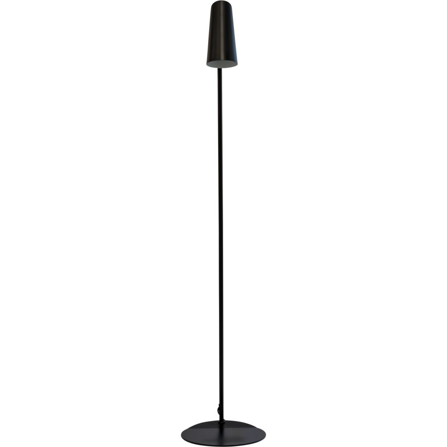 Dyberg Larsen Pallas Stehlampe H148 cm, Schwarz/Gold