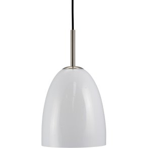 Dyberg Larsen Jazz Pendel Ø18 cm, Opal Glas/Børstet Stål
