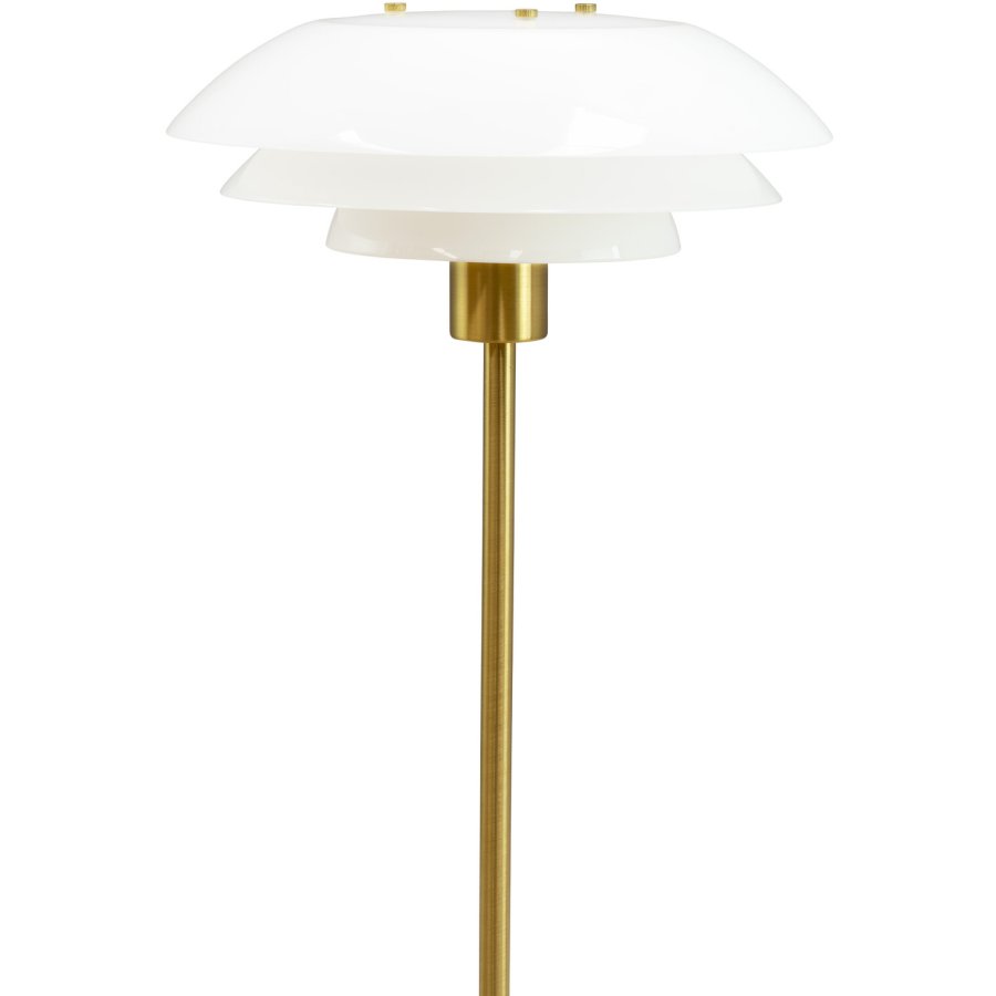 Dyberg Larsen DL31 Stehlampe H133 cm, Opal/Bronze