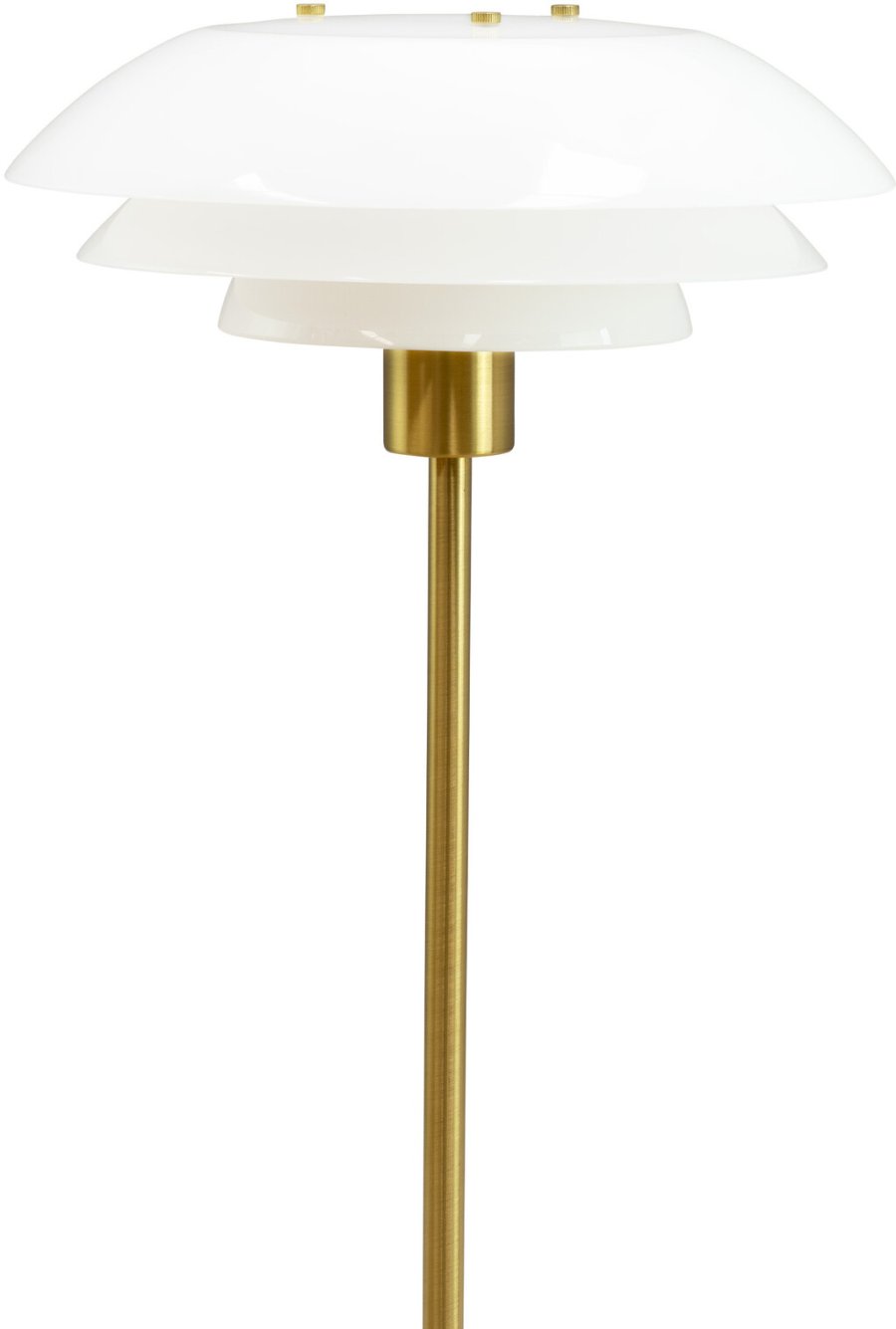 Dyberg Larsen DL31 Stehlampe H133 cm, Opal/Bronze