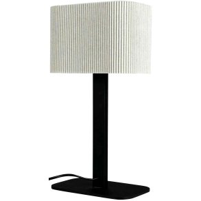 Dyberg Larsen Calix Tischlampe H39 cm, Natur/Schwarz