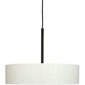 Dyberg Larsen Calix Pendel niedrig 45 cm, Natur/Schwarz