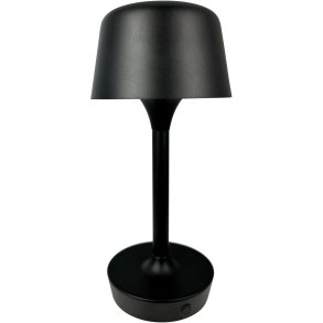 Dyberg Larsen FLOW Trådløs Bordlampe LED H25,5 cm, Sort