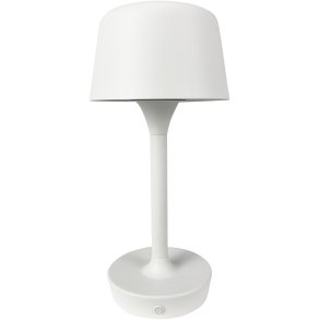Dyberg Larsen FLOW Trådløs Bordlampe LED H25,5 cm, Hvid