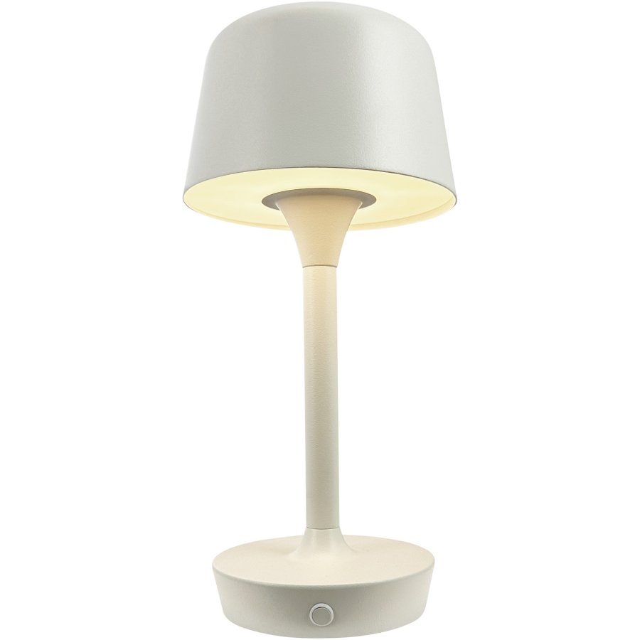 Dyberg Larsen FLOW Transportabel Bordlampe LED H25,5 cm, Creme