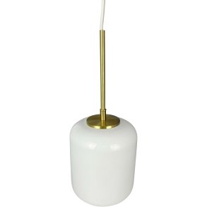 Dyberg Larsen Silvia D15 Pendel Ø15 cm, Messing/Hvid