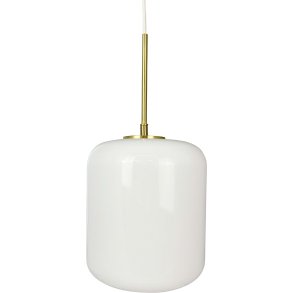Dyberg Larsen Silvia D20 Pendel Ø20 cm, Messing/Hvid