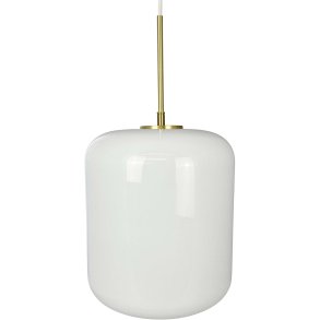 Dyberg Larsen Silvia D25 Pendelleuchte 25 cm, Messing/Wei
