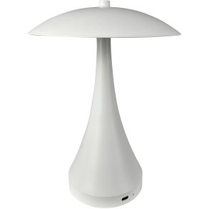 Dyberg Larsen Vienna Trådløs Bordlampe LED H23,5 cm, Mat Hvid
