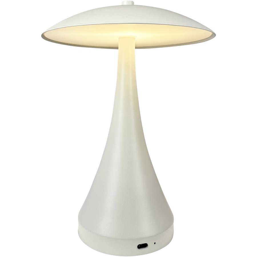 Dyberg Larsen Vienna Transportabel Bordlampe LED H23,5 cm, Creme