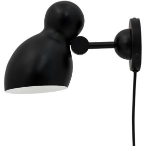 Dyberg Larsen Ludo Væglampe 15 cm, Sort