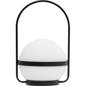 Dyberg Larsen Summer Solar Tischlampe LED H36 cm, Schwarz/Wei