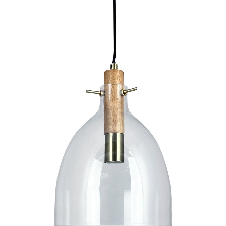 Dyberg Larsen Bistro Pendel 30 cm, Brun/Messing