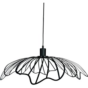 Dyberg Larsen Blumen Pendelleuchte 60 cm, Mattschwarz