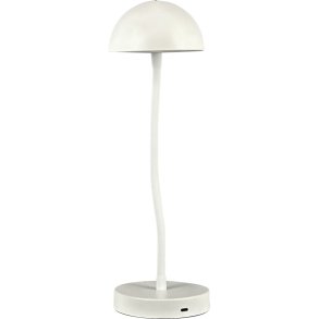 Dyberg Larsen Fonzy Trådløs Bordlampe LED H38 cm, Pearl White