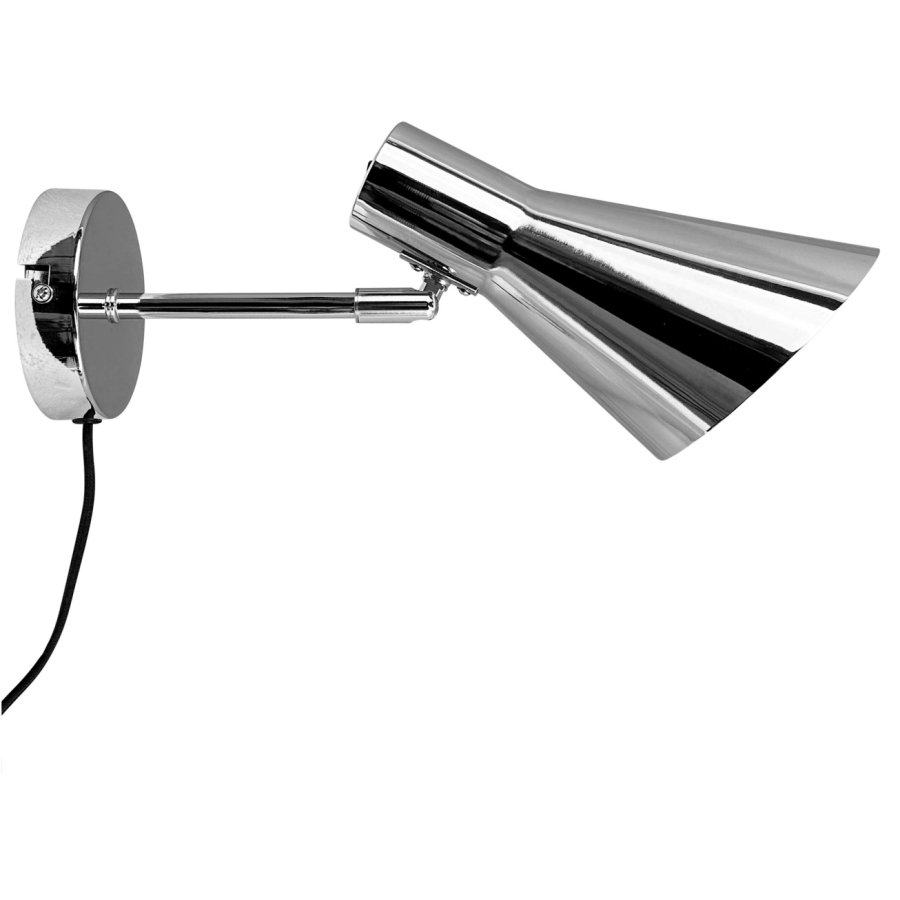 Dyberg Larsen DL12 Vglampe 20 cm, Krom