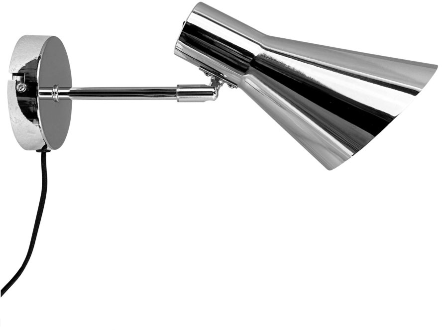 Dyberg Larsen DL12 Vglampe 20 cm, Krom