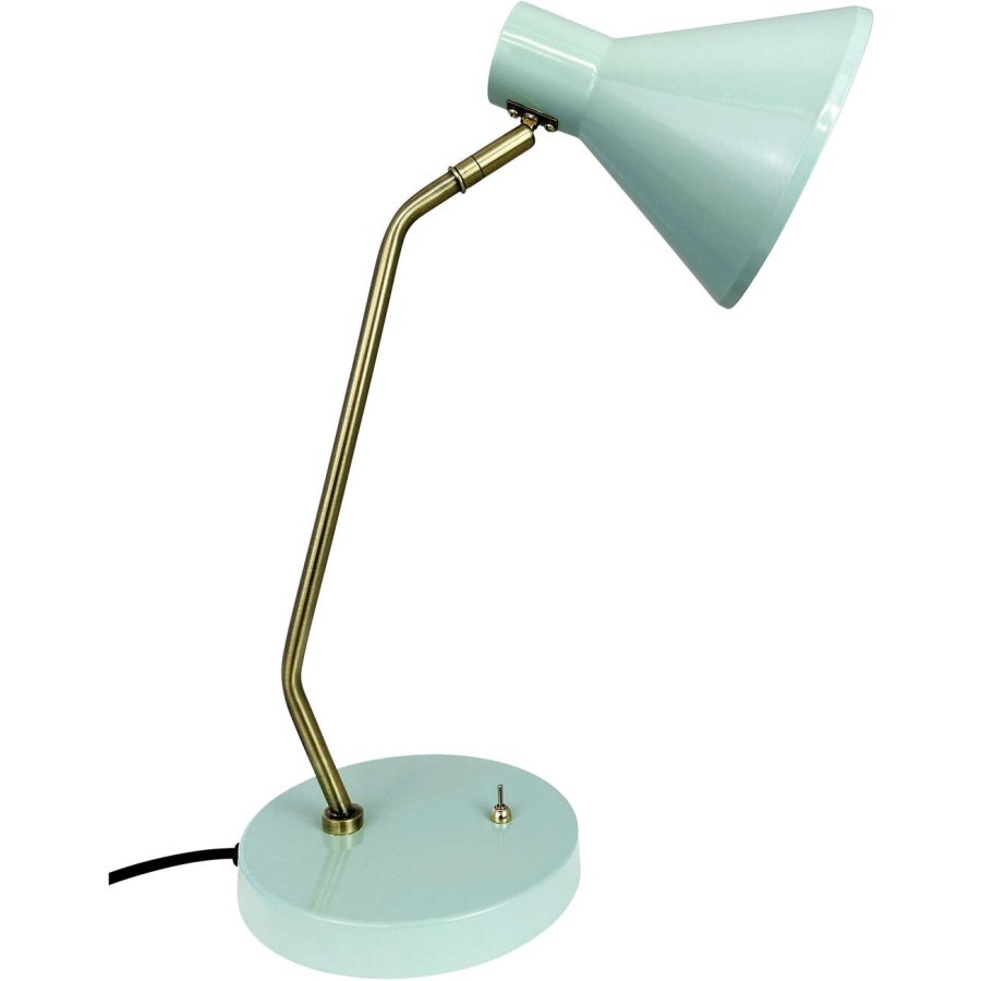 Dyberg Larsen Bordlampe Sleep H43,3 cm, Mint/Antik Messing