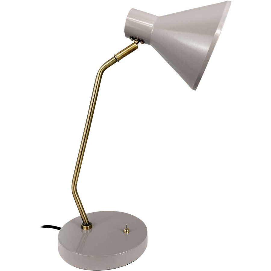 Dyberg Larsen Bordlampe Sleep H43,3 cm, Beige/Antik Messing