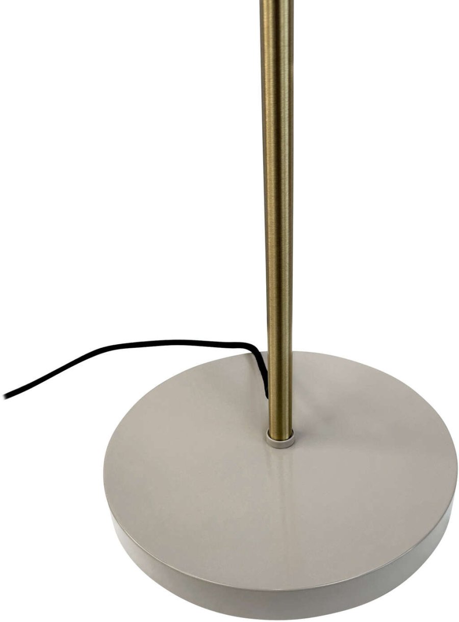 Dyberg Larsen Gulvlampe Sleep H165 cm, Beige/Antik Messing