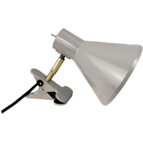 Dyberg Larsen Klemmlampe Sleep 17 cm, Beige/Antikmessing