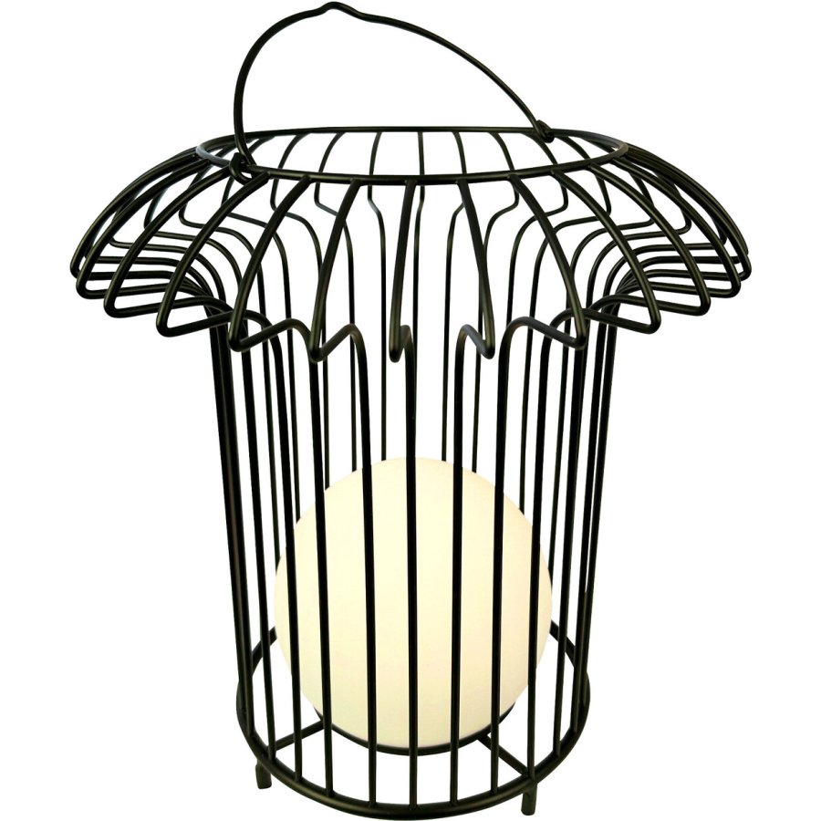 Dyberg Larsen Basket Lanterne H37,8 cm, Sort